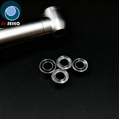 SR144TLZWN 3.175*6.35*2.78 High Speed Dental Bearing Cage Torlon  Precision P4 Color Silver