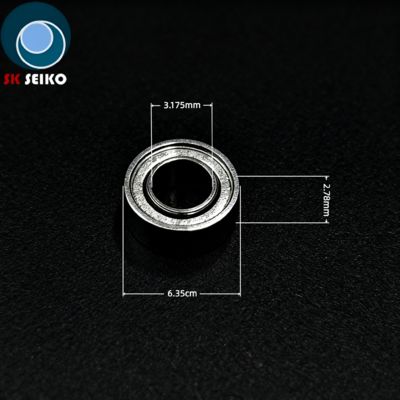 SR144TLZWN 3.175*6.35*2.78 High Speed Dental Bearing Precision P4 Color Silver ISO standard